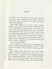 Kirjeitä kirjailijatovereille 1945–1963