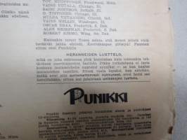 Punikki, September 15th - syyskuun 15. p. 1926 - Pohjois-Amerikassa ilmestynyt vasemmistolainen mielipide- ja huumorilehti