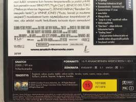Snatch - Hävyttömät DVD - elokuva suom. txt