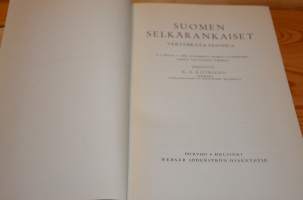 Suomen selkärankaiset  Vertebrata fennica  A. J. Melan v. 1882 julkaiseman Suomen luurankoiset - nimisen alkuteoksen pojalla