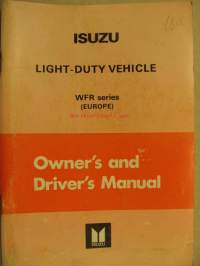 Isuzu Light-Duty vehicle VFR (Europe) owner´s manual