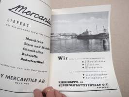 Nordlicht  - Organ der Ostseegesellschacft - Finnischer Zeitspiegel 1940 nr 1 Herbst -saksalaismyönteinen aikakauslehti, mm. V.A. Koskenniemi, J.O. Hannula, Anitra