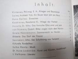 Nordlicht  - Organ der Ostseegesellschacft - Finnischer Zeitspiegel 1943 nr 3 -saksalaismyönteinen aikakauslehti, mm. K. Koskimies, Vilho Annala, G. von Numers