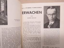 Nordlicht  - Organ der Ostseegesellschacft - Finnischer Zeitspiegel 1943 nr 3 -saksalaismyönteinen aikakauslehti, mm. K. Koskimies, Vilho Annala, G. von Numers