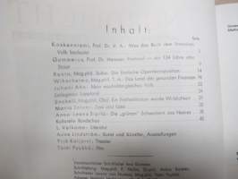 Nordlicht  - Organ der Ostseegesellschacft - Finnischer Zeitspiegel 1944 nr 1 -saksalaismyönteinen aikakauslehti, mm. V.A. Koskenniemi, Herman Gummerus, Juhani Aho