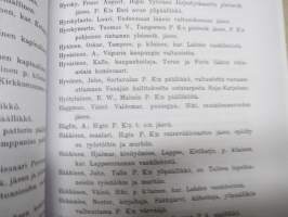 Valtiorikosasiain tiedusteluosaston Luettelo C (Etsintäkuulutetut punakaartilaiset 15.10.1918 tilanne) -näköiskopio