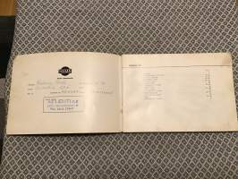 Omistajan käsikirja - Datsun 1200 (V) LB 110 - sarjat