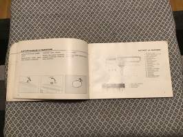 Omistajan käsikirja - Datsun 1200 (V) LB 110 - sarjat