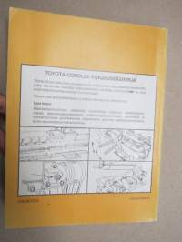 Toyota Corolla etuveto AE 80, AE 82 - moottorit 2 AL, 4 AL Korjauskäsikirja