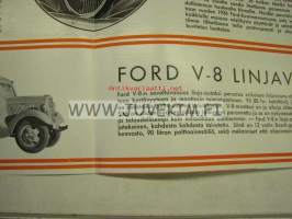 Ford V-8 1936 -myyntiesite / sales brochure