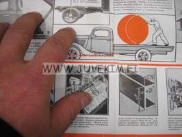 Ford V-8 1936 -myyntiesite / sales brochure