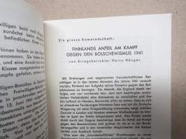 Bauern und Helden -Ein Finnlandbuch -Saksan liittolaisen Suomen esittelyä 1943, saksalaisen kustantamon kirja, painettu kuitenkin Suomessa
