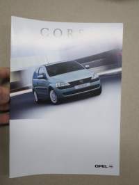 Opel Corsa -myyntiesite / sales brochure