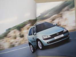 Opel Corsa -myyntiesite / sales brochure