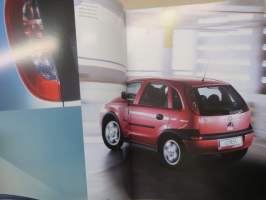 Opel Corsa -myyntiesite / sales brochure