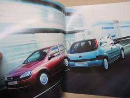 Opel Corsa -myyntiesite / sales brochure