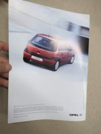 Opel Corsa -myyntiesite / sales brochure