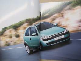 Opel Corsa -myyntiesite / sales brochure