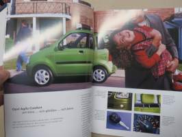 Opel Agila -myyntiesite / sales brochure