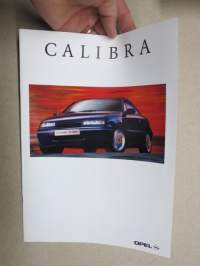 Opel Calibra 1992 -myyntiesite / sales brochure