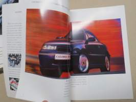 Opel Calibra 1992 -myyntiesite / sales brochure