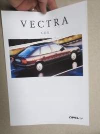 Opel Vectra CDX 19?? -myyntiesite / sales brochure