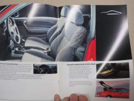 Opel Calibra 1992 -myyntiesite / sales brochure