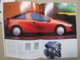 Opel Tigra 1996 -myyntiesite / sales brochure