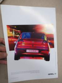 Opel Tigra 1996 -myyntiesite / sales brochure