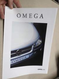 Opel Omega 19?? -myyntiesite / sales brochure