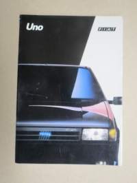 Fiat Uno 1990 -myyntiesite / sales brochure