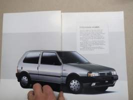 Fiat Uno 1990 -myyntiesite / sales brochure