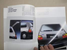 Fiat Uno 1990 -myyntiesite / sales brochure