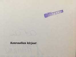 Kenraalien kirjeet - A.F. Airo, Erik Heinrichs, K.L. Oesch, K.A. Tapola, Harald Öhqvist -letters of Generals