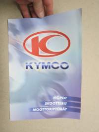 Kymco mopot, skootterit, moottoripyörät mallisto -myyntiesite / sales brochure