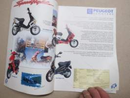Peugeot 1999 Scooters - skootterit mallisto -myyntiesite / sales brochure