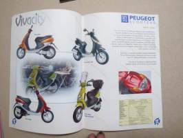Peugeot 1999 Scooters - skootterit mallisto -myyntiesite / sales brochure
