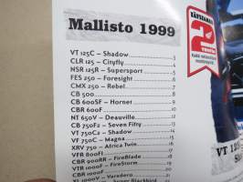 Honda 1999 Mallisto -myyntiesite / sales brochure