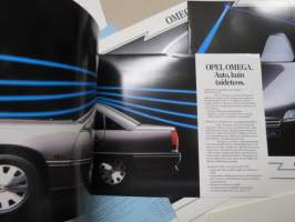 Opel Omega 1987 -myyntiesite / kansio / sales brochures