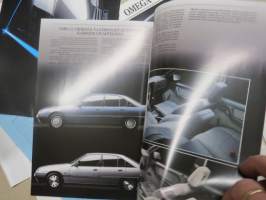 Opel Omega 1987 -myyntiesite / kansio / sales brochures