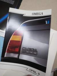 Opel Omega 1987 -myyntiesite / kansio / sales brochures