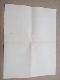 Fazer Konserttitoimisto Heimo Haitto 1956 -konserttiohjelma + pääsylippu, Kemijärvi 1956 -concert program