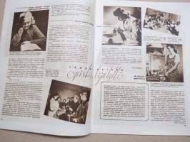 Hopeapeili 1944 nr 2, Kaleva Salminen Oy, Tämän hetken opskelijatyttö, Miltä maailma näyttää alppikiipeilijästä?, Suomalaisen mallimyyjän tarina, Puhelin soi, ym.