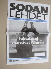 Vallattu Ranska 1940 - Sodan lehdet dokumentti 12 -juliste + lehti / lehdet, uustuotantoa / poster, reprint