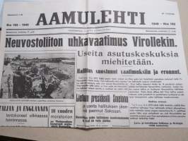 Vallattu Ranska 1940 - Sodan lehdet dokumentti 12 -juliste + lehti / lehdet, uustuotantoa / poster, reprint