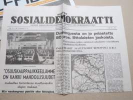 Pommitustuhoja 1940 - Sodan lehdet dokumentti 11 -juliste + lehti / lehdet, uustuotantoa / poster, reprint