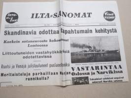 Englannin rikos 1940 - Sodan lehdet dokumentti 10 -juliste + lehti / lehdet, uustuotantoa / poster, reprint