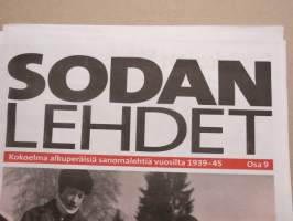 Viipurin valtaus 1940 - Sodan lehdet dokumentti 9 -juliste + lehti / lehdet, uustuotantoa / poster, reprint