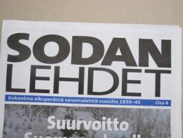 Stalinin propaganda 1939 - Sodan lehdet dokumentti 4 -juliste + lehti / lehdet, uustuotantoa / poster, reprint