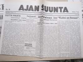 Suomi-Saksa maaottelu 1940 - Sodan lehdet dokumentti 14 -juliste + lehti / lehdet, uustuotantoa / poster, reprint